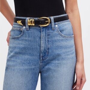 Madewell Triple Metal Keeper Belt